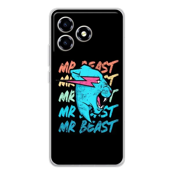 Чехол с принтом «logo Mr beast» для ZTE Blade A36