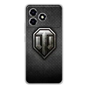 Чехлы с тематикой Киберспорт для ZTE Blade A36 (VPrint) (Лого Tanks)