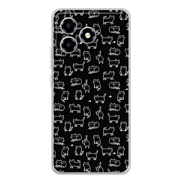 Чохол з принтом «Маленькі котики» для ZTE Blade A36