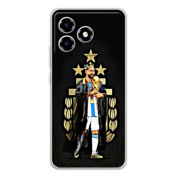 Чохол з принтом «Мессі Король» для ZTE Blade A36