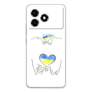 Чохол для Патріота України ZTE Blade A36 - (AlphaPrint) (Мир Україні)