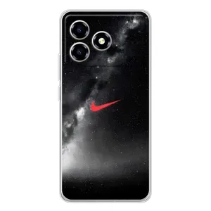 Чехол для ZTE Blade A36 - с принтом Найк (AlphaPrint) (Найк красный)
