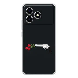 Чехлы (ART) Цветы на ZTE Blade A36 (VPrint) (Неочікувані квіти)