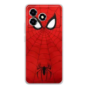 Чехол с человеком пауком для ZTE Blade A36 - (AlphaPrint) (Паук (Марвел))