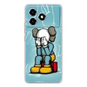 Чехлы для ZTE Blade A36 - Bearbrick Louis Vuitton (PREMIUMPrint) (Плач Bearbrick)