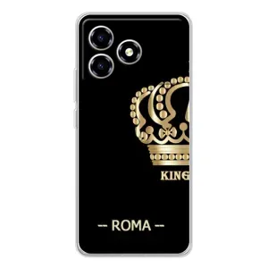 Чохли для ZTE Blade A36 (VPrint) - Футбольні клуби (Roma)