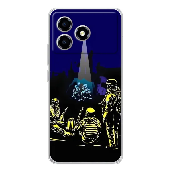 Чехол с принтом «Рождество в Украине» для ZTE Blade A36