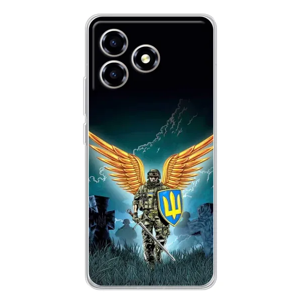 Чехол с принтом «Солдат ЗСУ» для ZTE Blade A36 Чехол с принтом «Солдат ЗСУ» для ZTE Blade A36