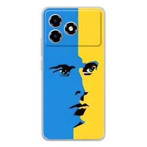 Украинские Чехлы для ZTE Blade A36 с картинкой УПА (AlphaPrint) (Степан Бандера)