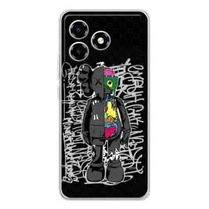 Чехлы для ZTE Blade A36 - Bearbrick Louis Vuitton (PREMIUMPrint) (Стиль Bearbrick)