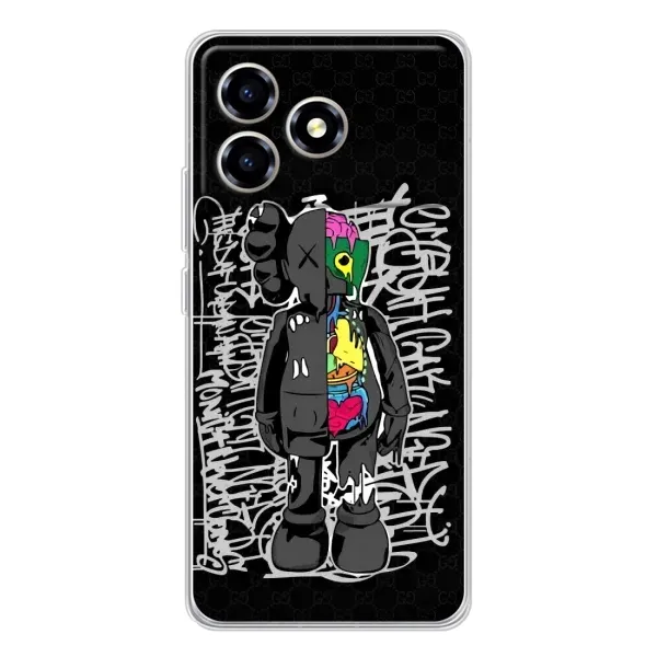 Чехол с принтом «Стиль Bearbrick» для ZTE Blade A36