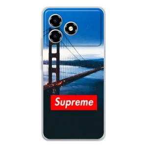 Чехол с принтом «Стиль Supreme» для ZTE Blade A36