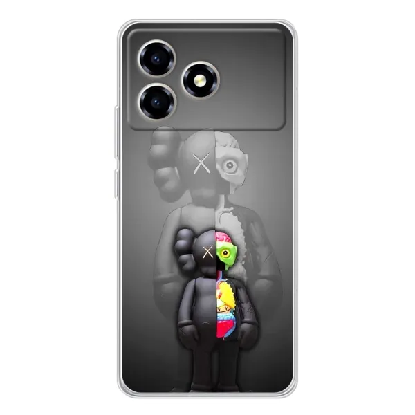 Чехол с принтом «Тело Bearbrick» для ZTE Blade A36