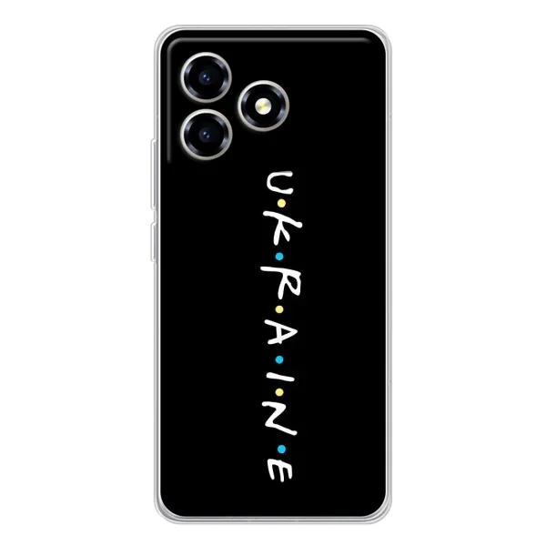 Чехол с принтом «UKRAINE» для ZTE Blade A36