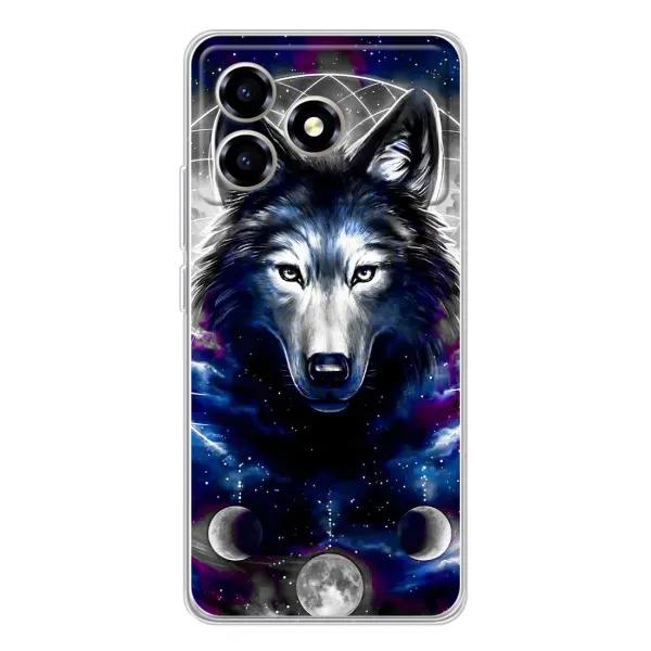 Чехол с принтом «Волк» для ZTE Blade A36