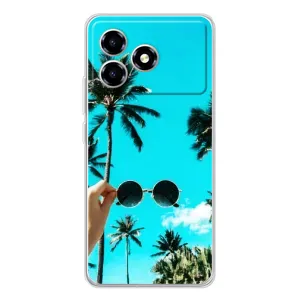 Силіконовий чохол з КАРТИНКАМИ літо для ZTE Blade A36 (AlphaPrint) (Погляд літо)