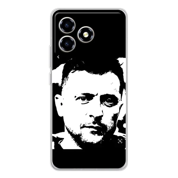 Чехол с принтом «Зеленский АРТ» для ZTE Blade A36 Чехол с принтом «Зеленский АРТ» для ZTE Blade A36
