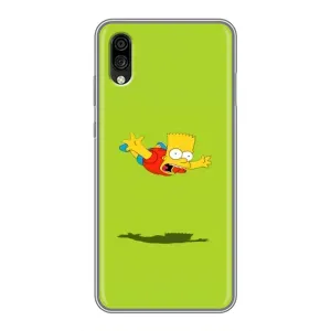 Чехол с Симпсонами для ZTE Blade A5 (2020) (VPrint) (Барт Симпсон)