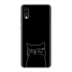 Чехол с рисунком кот на ZTE Blade A5 (2020)
