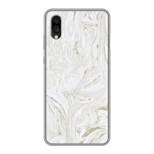 Мраморний чехол на ZTE Blade A5 (2020) (VPrint) (Білий мрамор)