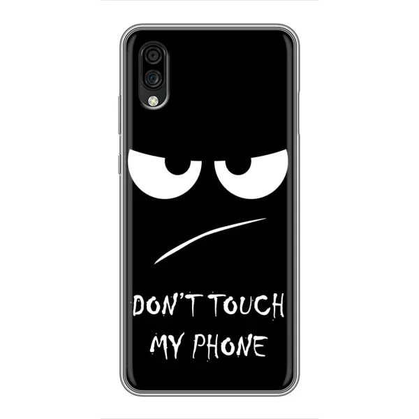 Чохол з принтом «Dont Touch» для ZTE Blade A5 (2020)
