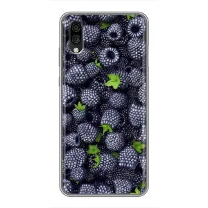Чехлы с Фруктами для ZTE Blade A5 (2020) (VPrint) (Ежевика)