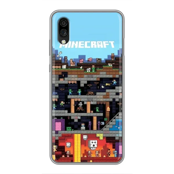Чехол с принтом «фон Minecraft» для ZTE Blade A5 (2020) Чехол с принтом «фон Minecraft» для ZTE Blade A5 (2020)