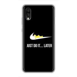 Чехол с Симпсонами для ZTE Blade A5 (2020) (VPrint) (Гомер Later)