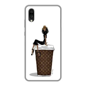 Чехлы Луи Витон для ZTE Blade A5 (2020) (AlphaPrint - LOUIS VUITTON) (кофе LOUIS VUITTON)