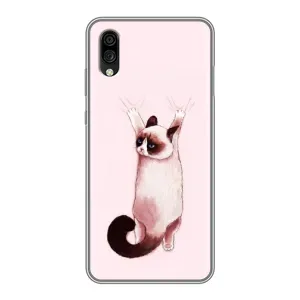 Чехол на ЗТЕ Блейд А5 2020 с Котами (VPrint) (Котик падает)
