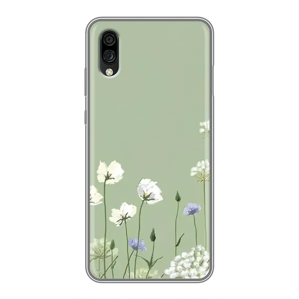 Чохол з принтом «Квіти на зеленому» для ZTE Blade A5 (2020) Чохол з принтом «Квіти на зеленому» для ZTE Blade A5 (2020)