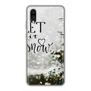 Новогодние, Праздничные Чехлы для ZTE Blade A5 (2020) - 2024 год (Let it snow)