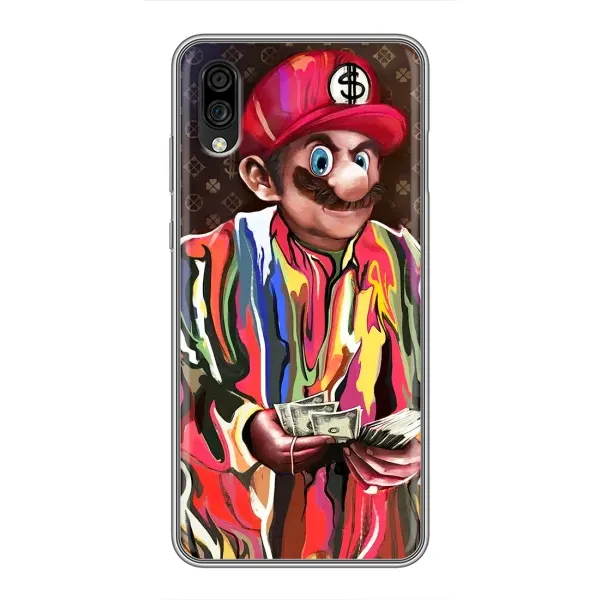 Чохол з принтом «Mario LV» для ZTE Blade A5 (2020)