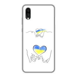 Чехол для Патриота Украины ZTE Blade A5 (2020) - (AlphaPrint) (Мир Украине)