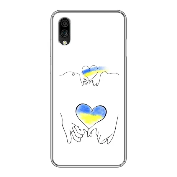 Чехол с принтом «Мир Украине» для ZTE Blade A5 (2020)