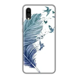 Чехол с принтом «Перышко» для ZTE Blade A5 (2020)