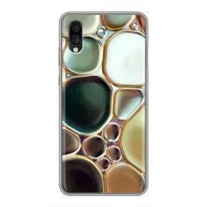 Мраморний чехол на ZTE Blade A5 (2020) (VPrint) (Радужний Мрамор)