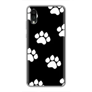 Чехлы с собаками для ZTE Blade A5 (2020) (VPrint) (Следы собаки)