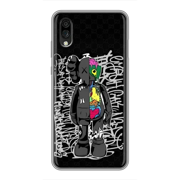 Чехол с принтом «Стиль Bearbrick» для ZTE Blade A5 (2020)