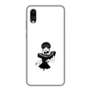 Чехлы Венсдей на ZTE Blade A5 (2020) Уэнсдей (AlphaPrint) (танец Уэнздей)