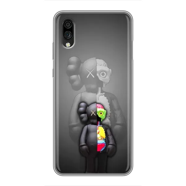 Чехол с принтом «Тело Bearbrick» для ZTE Blade A5 (2020)