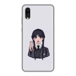 Чехлы Венсдей на ZTE Blade A5 (2020) Уэнсдей (AlphaPrint) (Уэнздей и Вещь)