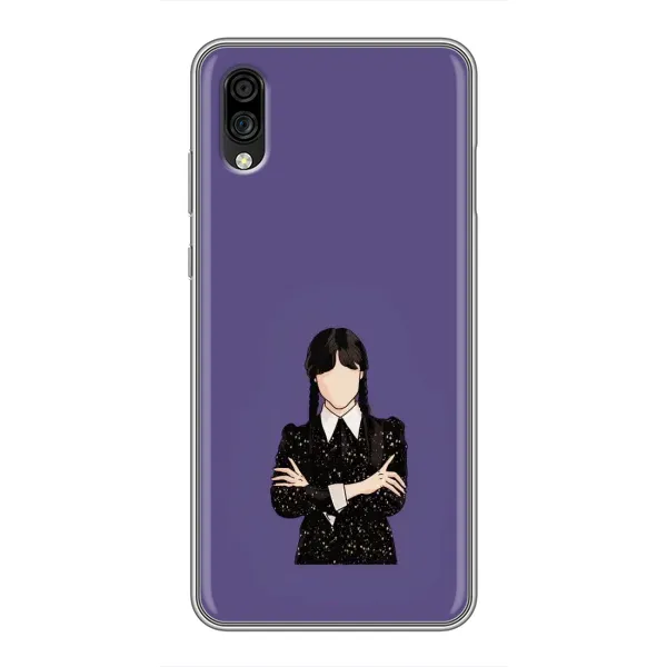 Чохол з принтом «Венздей у чорному» для ZTE Blade A5 (2020)