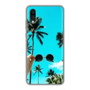 Силиконовый чехол с КАРТИНКАМИ лето для ZTE Blade A5 (2020) (AlphaPrint) (Взгляд лето)