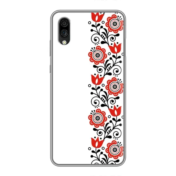 Чехол с принтом «Яркая вишиванка» для ZTE Blade A5 (2020)