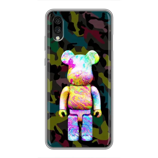 Чехол с принтом «Яркий Bearbrick» для ZTE Blade A5 (2020)
