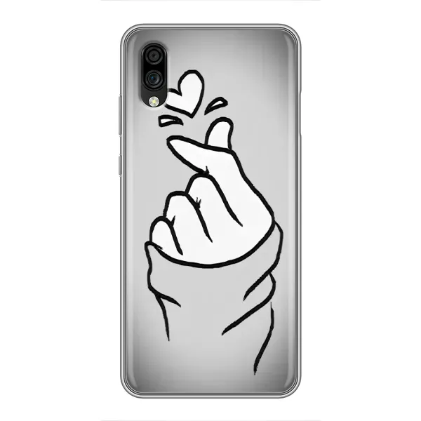 Чехол с принтом «Значок Love» для ZTE Blade A5 (2020)