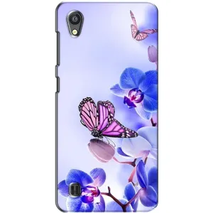 Чохли з квітами для ZTE Blade A5 (VPrint) (Метелик на квітах)