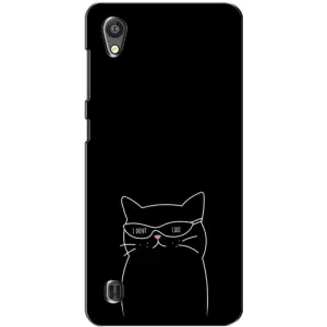 Чохол з принтом «Байдужий кіт» для ZTE Blade A5