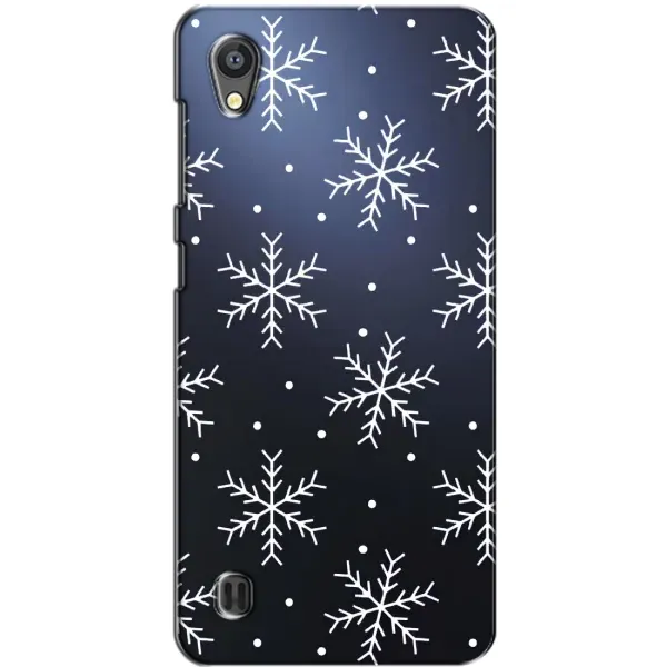 Чохол з принтом «Білі сніжинки» для ZTE Blade A5